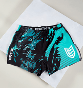 Eryx Teal Carbon MMA Shorts - Eryxgear