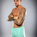 Eryx Teal Essential MMA Shorts - Eryxgear