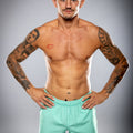 Eryx Teal Essential MMA Shorts - Eryxgear