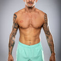 Eryx Teal Essential MMA Shorts - Eryxgear
