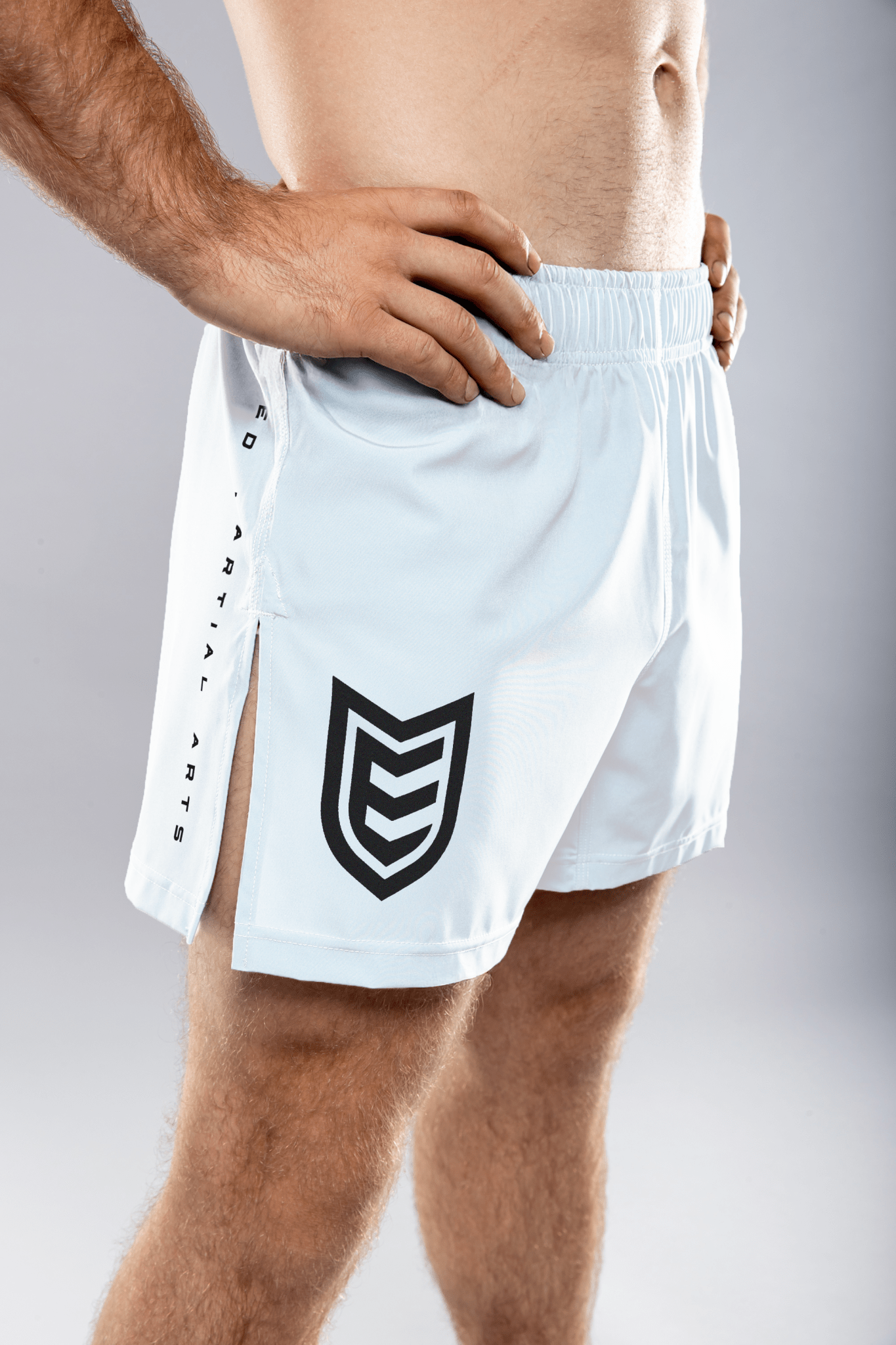 Eryx White Essential MMA Shorts - Eryxgear