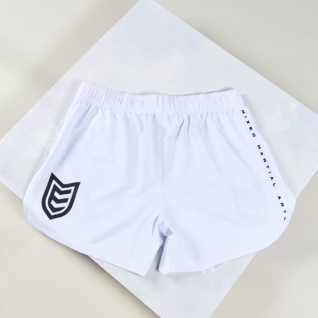 Eryx White Essential MMA Shorts