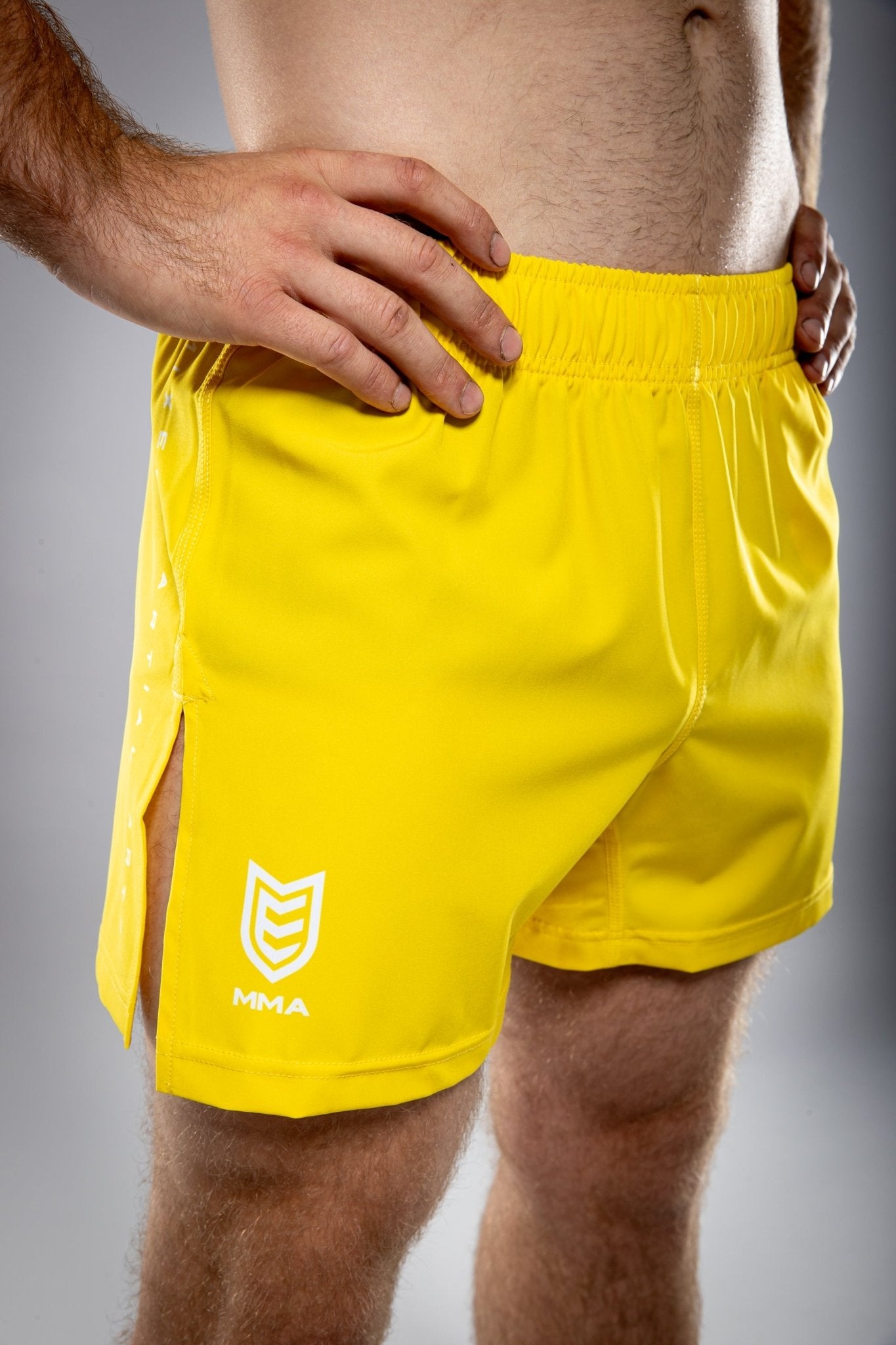 Eryx Yellow Essential MMA Shorts - Eryxgear