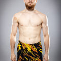 Eryx Yellow Flatline Hybrid MMA Shorts - Eryxgear