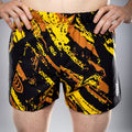 Eryx Yellow Flatline Hybrid MMA Shorts - Eryxgear