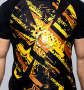 Eryx Yellow Flatline MMA Tee - Eryxgear